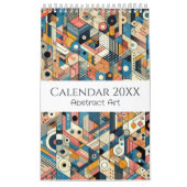 Abstract kunst collectie kalender (Hoes)
