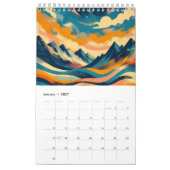Abstract kunst collectie kalender (Jan 2027)