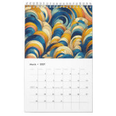 Abstract kunst collectie kalender (Mar 2027)