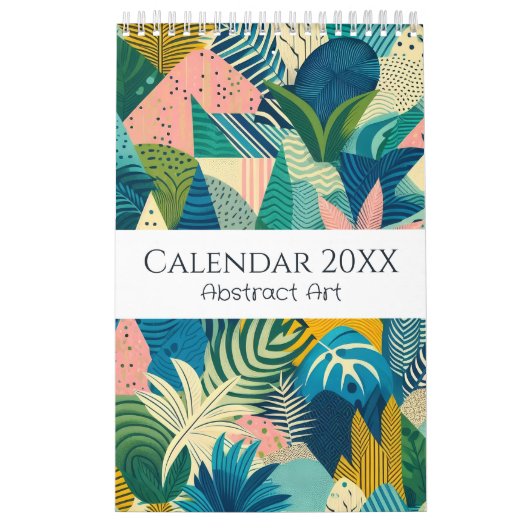 Abstract kunst collectie kalender (Hoes)