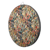 Abstract Kunst Dartbord (Voorkant Rechts)