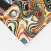 Abstract Kunst Fleece Deken (Hoek)