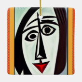 Abstract Kunst Keramiek Ornament (Achterkant)
