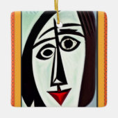 Abstract Kunst Keramiek Ornament (Voorkant)