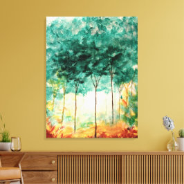 Abstract Kunst Landschap Grote Originele Kunst Dec Canvas Afdruk