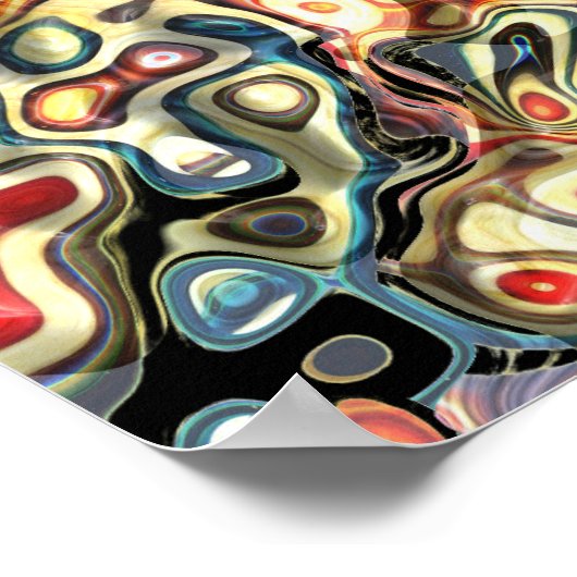 Abstract Kunst Poster (Hoek)