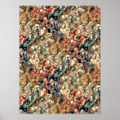 Abstract Kunst Poster (Voorkant)