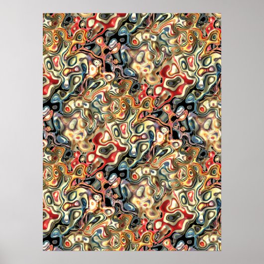 Abstract Kunst Poster (Voorkant)