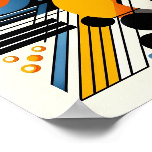 Abstract kunst Poster (Hoek)