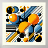 Abstract kunst Poster (Voorkant)