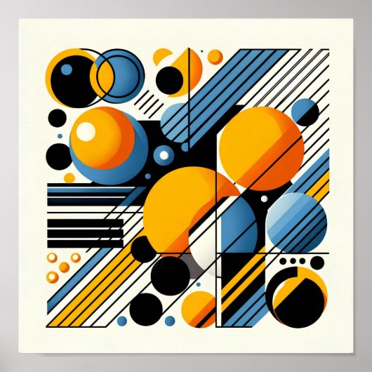 Abstract kunst Poster (Voorkant)