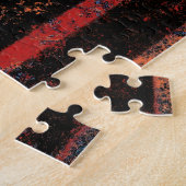 Abstract Kunst Vierkant Puzzel (Zijkant)