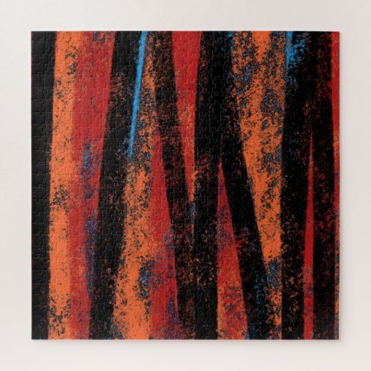 Abstract Kunst Vierkant Puzzel (Verticaal)