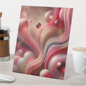 Abstract Kunst Voetstuk Bord Reclamebord Met Voetstuk (Insitu)