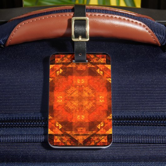 Abstract kunstadres voor versnijding bagagelabel (Voorkant Insitu 2)