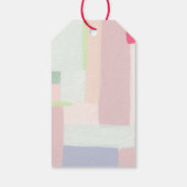 Abstract kunstartikel kerstcadeautje Label Cadeaulabel (Achterkant)