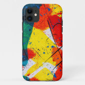 Abstract kunstbehang voor iPhone/Samsung Case-Mate iPhone Case (Achterkant)