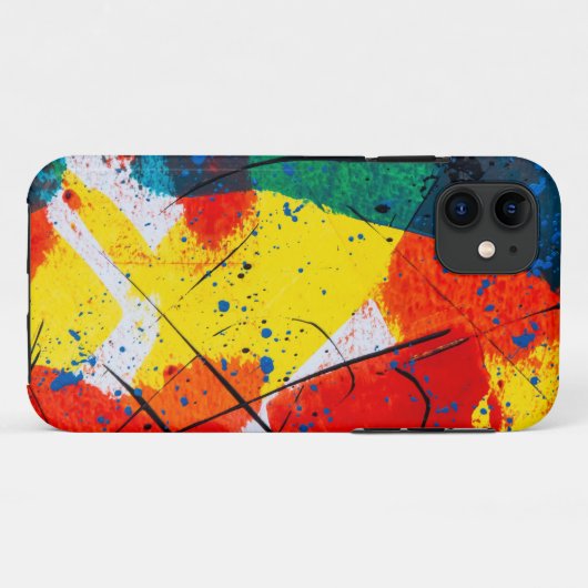 Abstract kunstbehang voor iPhone/Samsung Case-Mate iPhone Case (Achterkant (horizontaal))