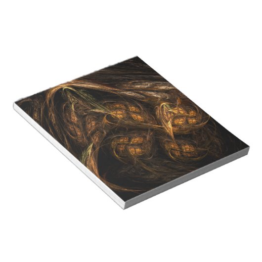 Abstract kunstblok voor moeder aarde notitieblok (Schuin)