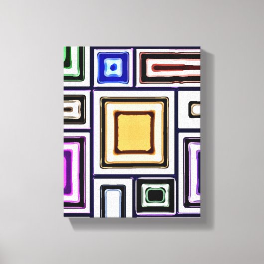 Abstract kunstcanvas canvas afdruk (Voorkant)