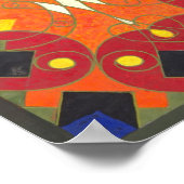 Abstract kunstdeco-design door Zwitserse artiesten Poster (Hoek)