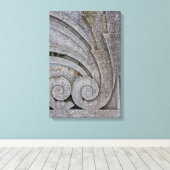 Abstract kunstdecosteegje — Gegevens over reliëf Canvas Afdruk (Insitu (Houten vloer))