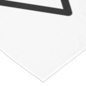 Abstract kunstdriehoekspatroon tafelkleed (Gekanteld)