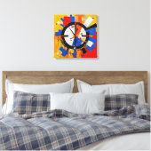 Abstract kunstframe canvas afdruk (Insitu (Slaapkamer))