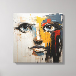 Abstract kunstframe canvas afdruk