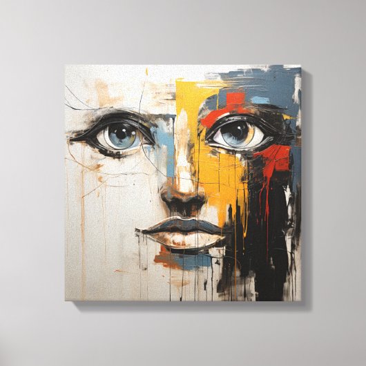 Abstract kunstframe canvas afdruk (Voorkant)