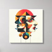 Abstract kunstframe canvas afdruk (Voorkant)