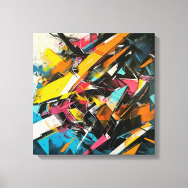 Abstract kunstframe canvas afdruk