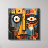 Abstract kunstframe canvas afdruk (Voorkant)