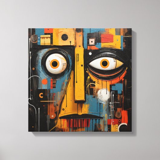 Abstract kunstframe canvas afdruk (Voorkant)