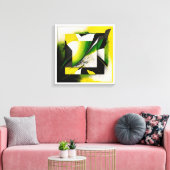 Abstract kunstframe canvas afdruk (Insitu (Woonkamer))