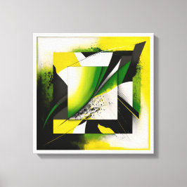 Abstract kunstframe canvas afdruk