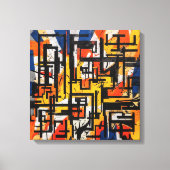 Abstract kunstframe canvas afdruk (Voorkant)