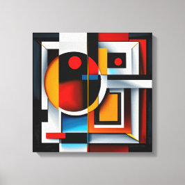 Abstract kunstframe canvas afdruk
