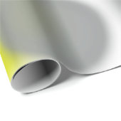 Abstract kunstgeel wit grijs patroon cadeaupapier (Rol Hoek)