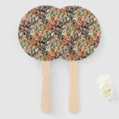 Abstract kunsthandschrift handwaaier (Voorkant en achterkant)