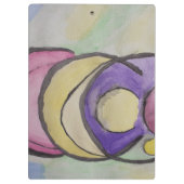 Abstract kunstklembord klembord (Achterkant)