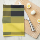 Abstract kunstkleurig patroon Keukenhanddoek (Quarter Fold)