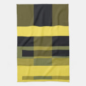 Abstract kunstkleurig patroon Keukenhanddoek (Verticaal)