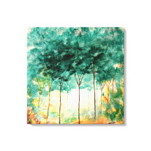 Abstract kunstlandschap Grote oorspronkelijke kuns