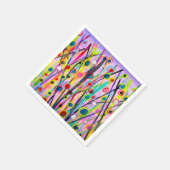 abstract kunstlandschap kleurrijke waterverf servet (Hoek)