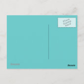 Abstract kunstlandschap Skinny Trees Briefkaart (Achterkant)