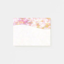 Abstract kunstmatig Bleek geel deastel indrukken Post-it® Notes