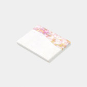 Abstract kunstmatig Bleek geel deastel indrukken Post-it® Notes (Schuin)