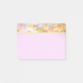 Abstract kunstmatig Bleek geel deastel indrukken Post-it® Notes (Voorkant)