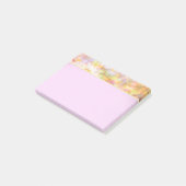 Abstract kunstmatig Bleek geel deastel indrukken Post-it® Notes (Schuin)